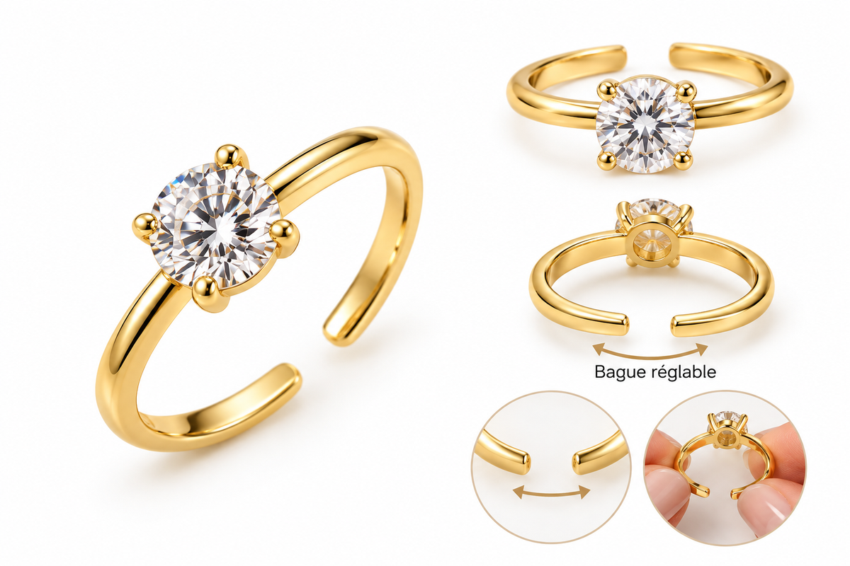 Bague Alaina – Dorée