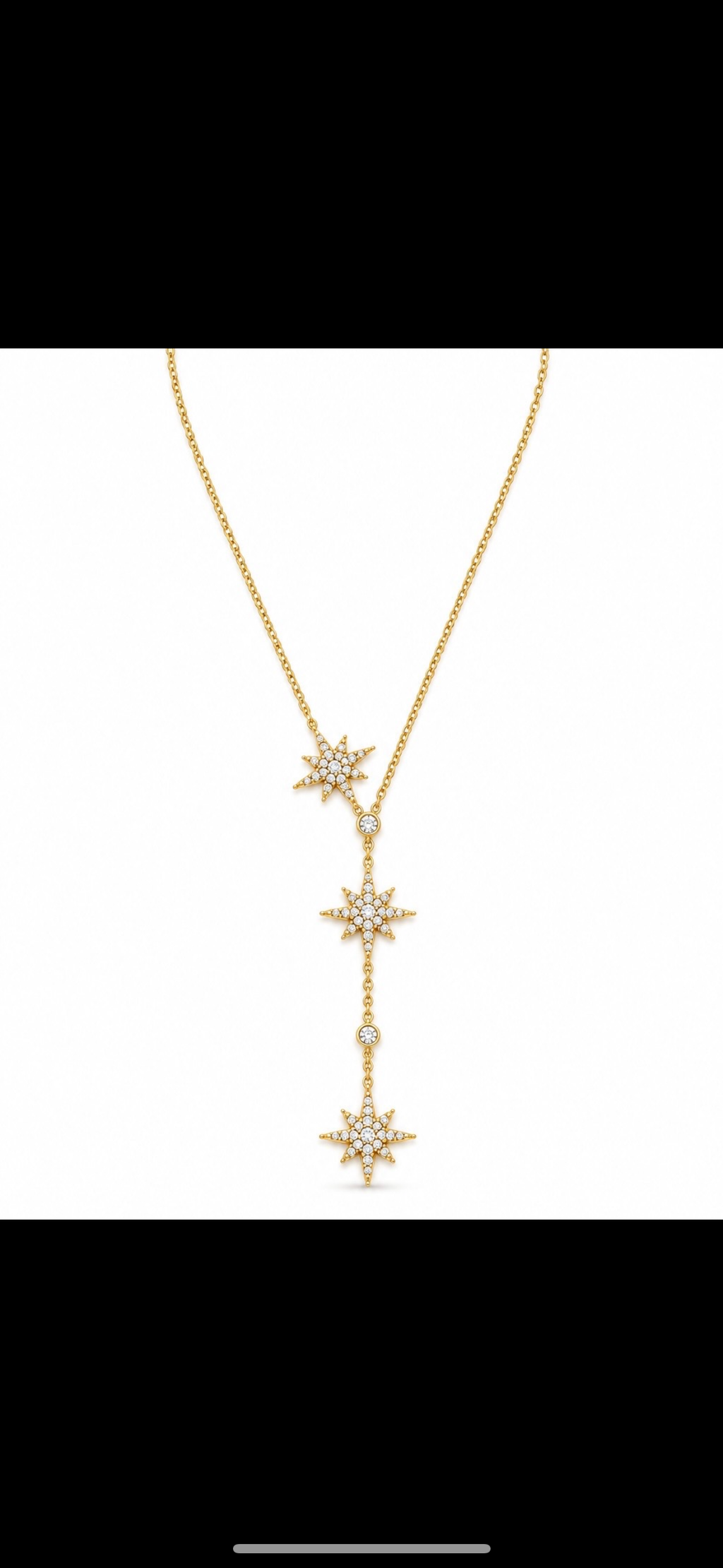Collier Constellation – Trois Étoiles Doré ou Argenté