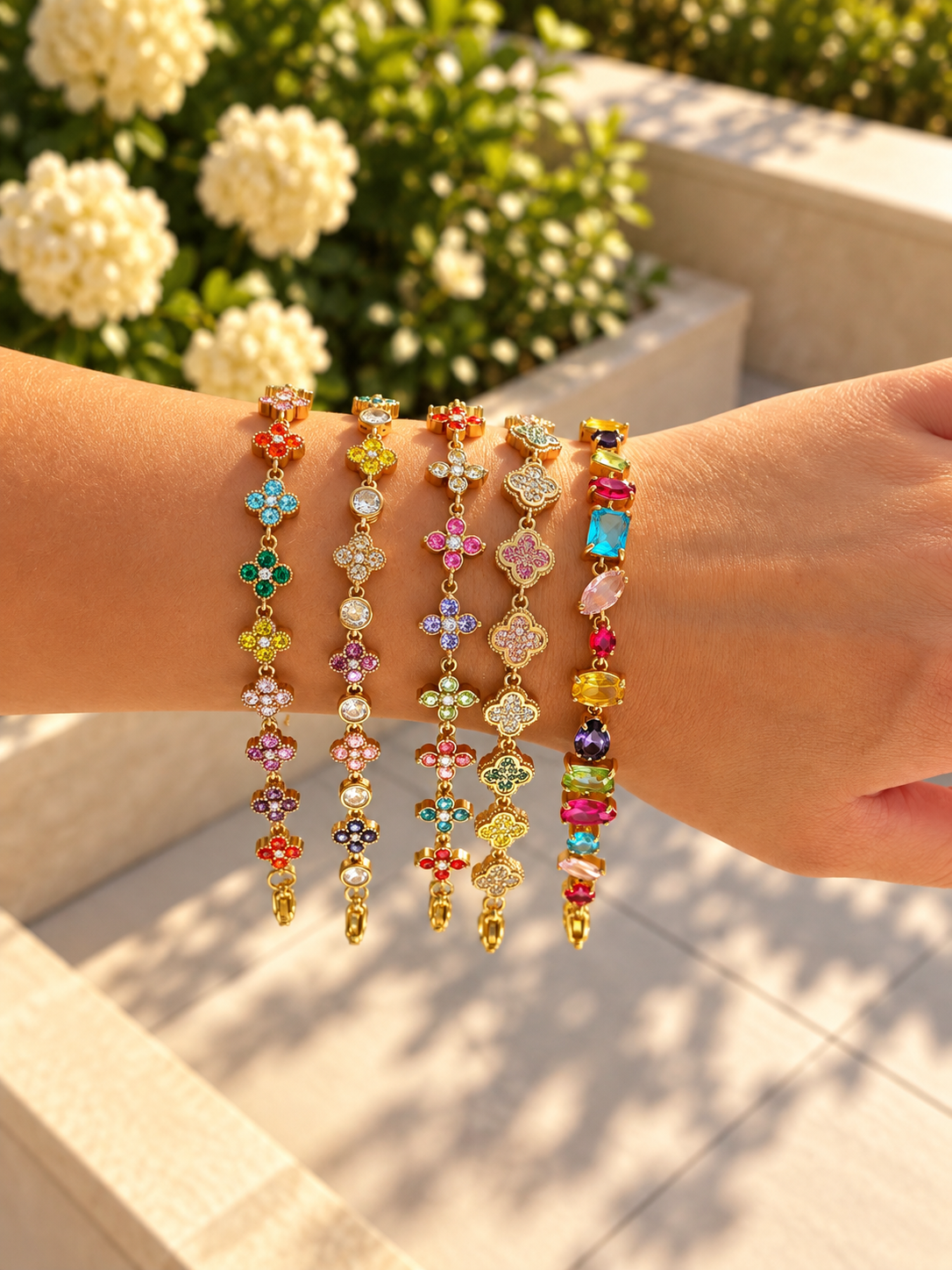 Bracelet Émeraude Multicolore