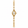 Montre-Bijou Ovale Dorée – Chiffres Romains