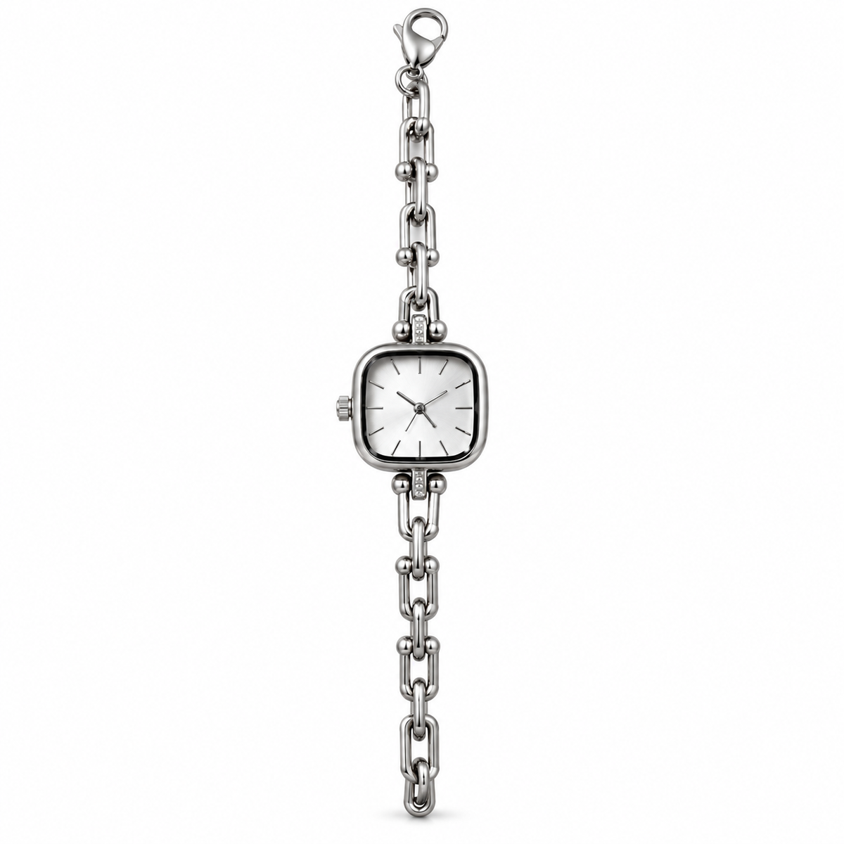 Montre-Bijou Argentée – Cadran Blanc