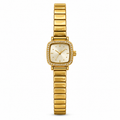 Montre Éclat Carrée Dorée – Bracelet à Maillons