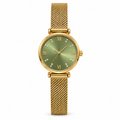 Montre Émeraude Dorée – Cadran Vert