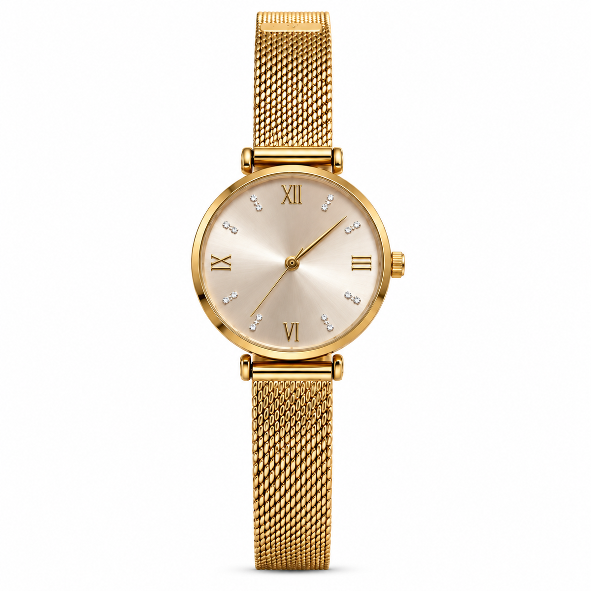 Montre Éclat Dorée – Cadran Champagne