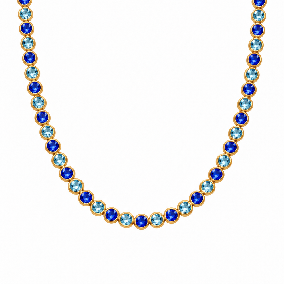 Collier Silia Mini – Bleu