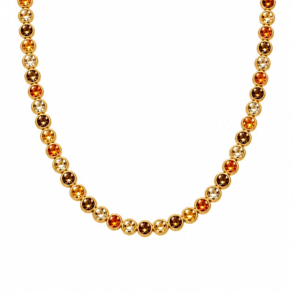 Collier Silia Mini – Marron
