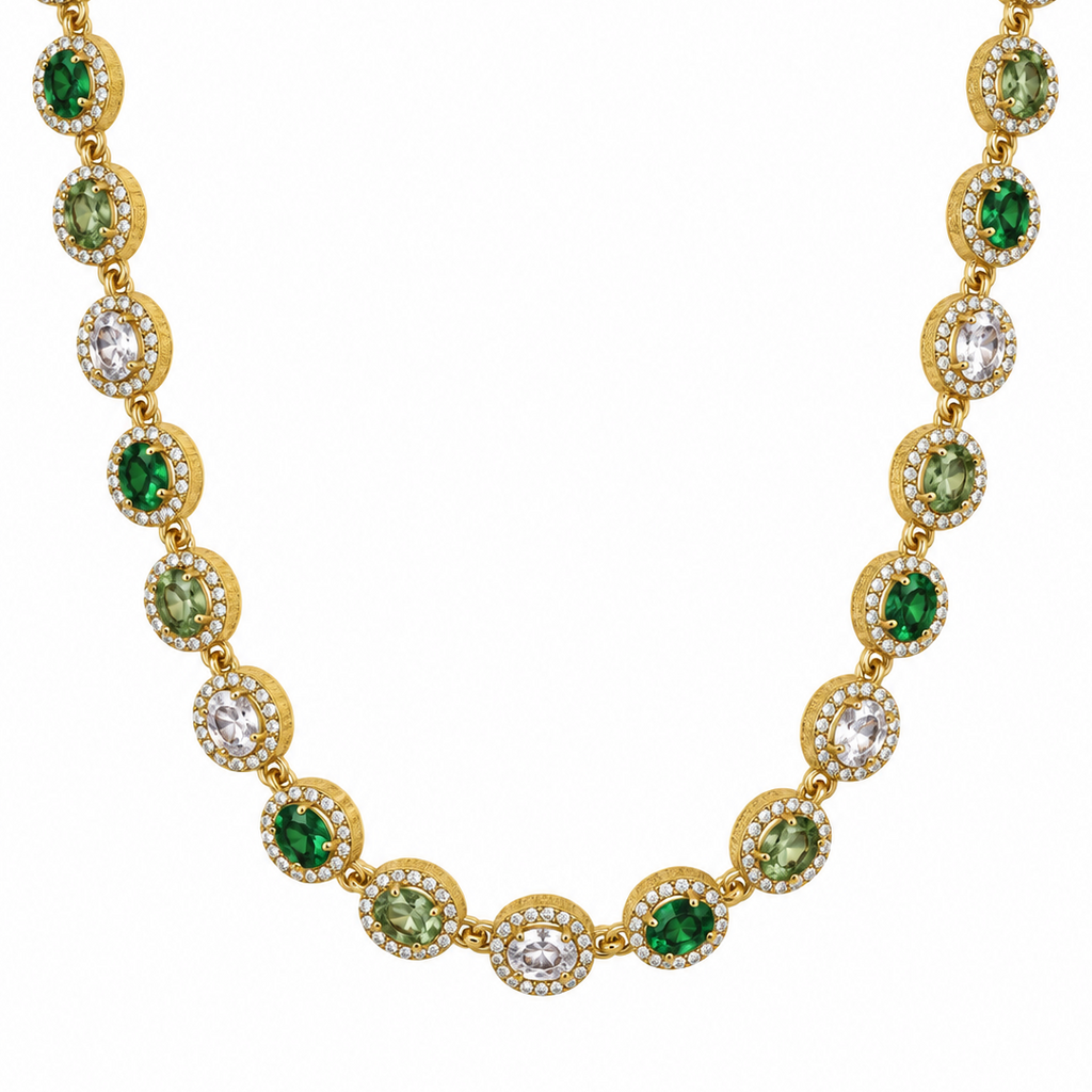 Collier Nouméa Vert Émeraude