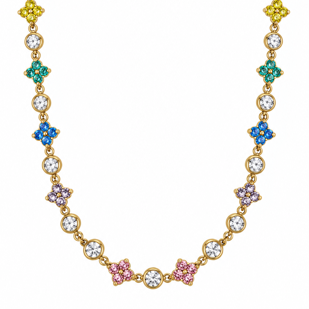 Collier Montaigne – Éclat Multicolore