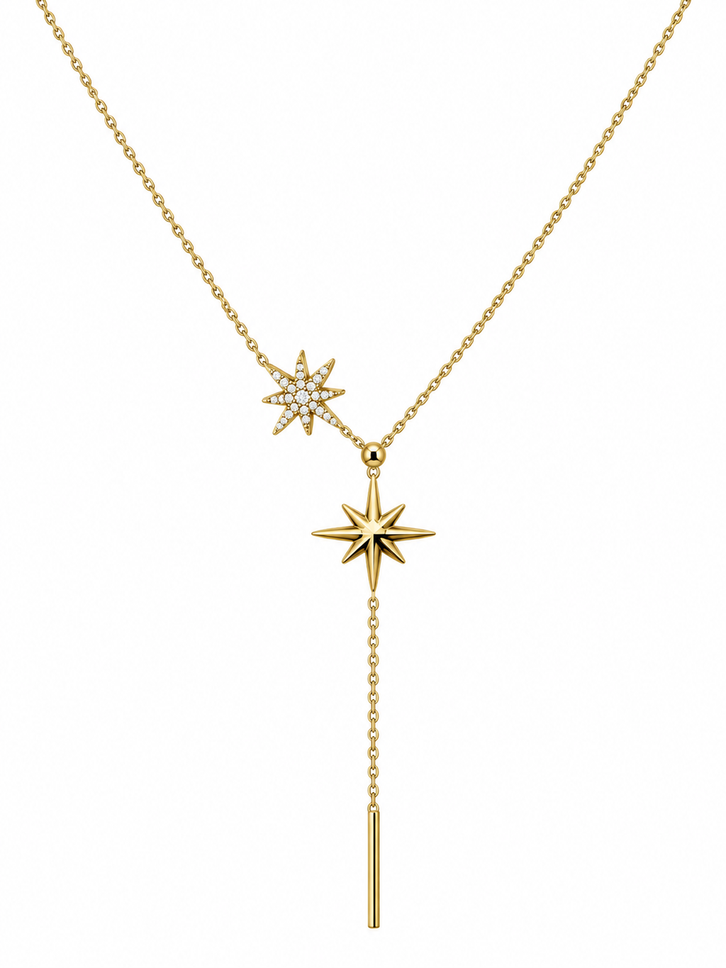 Collier Étoiles Filantes – Doré