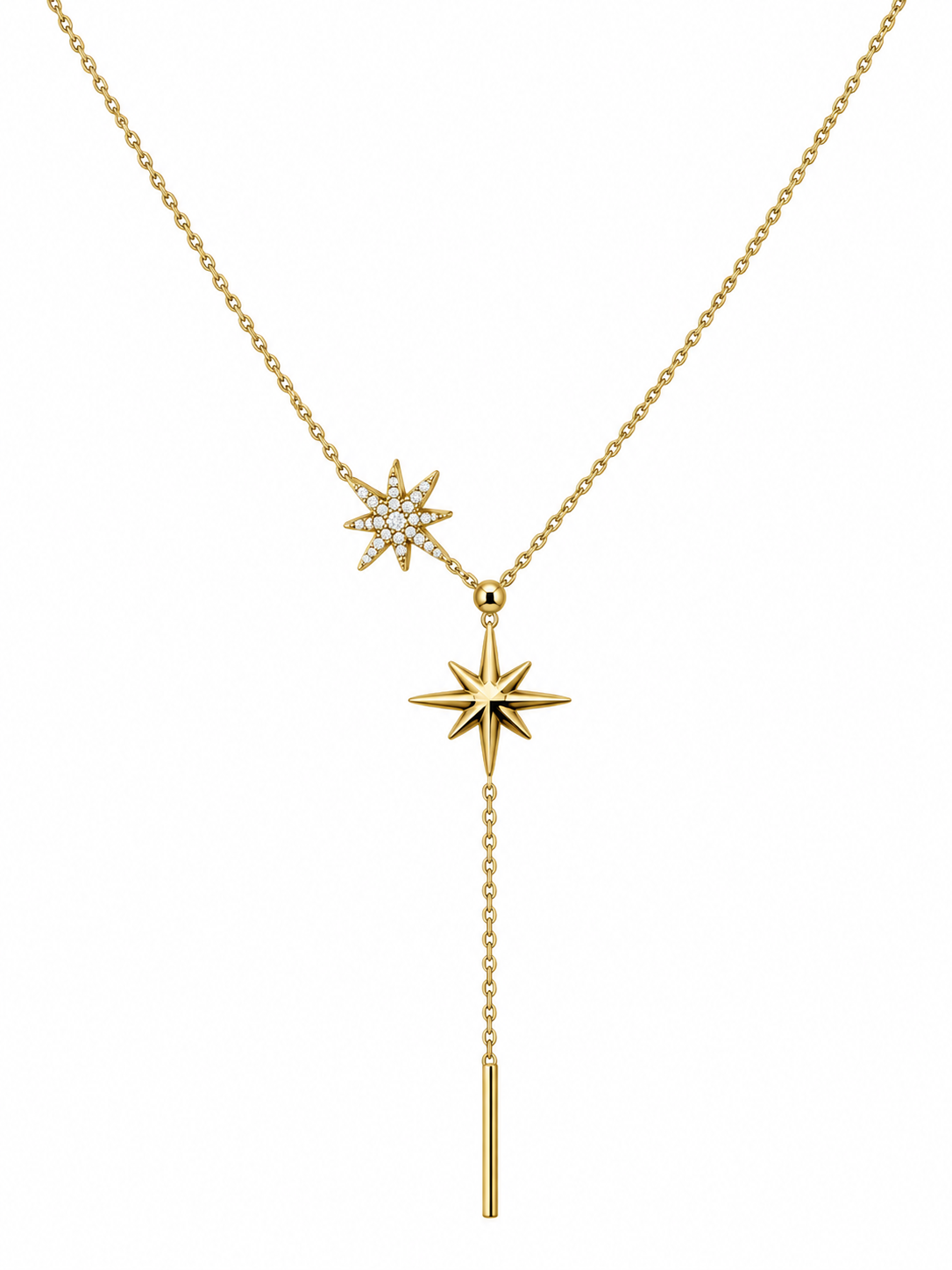 Collier Étoiles Filantes – Doré
