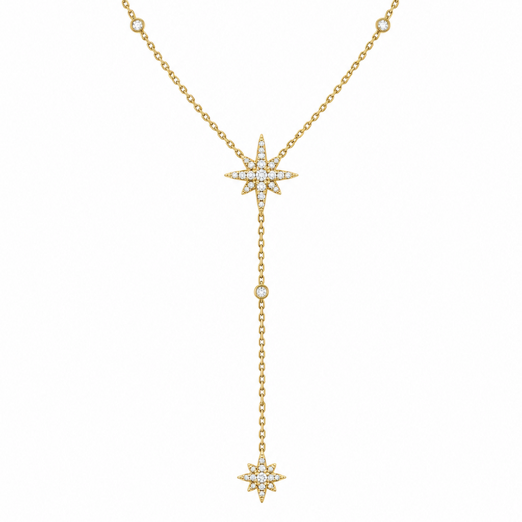 Collier Étoile Polaire – Doré ou Argenté