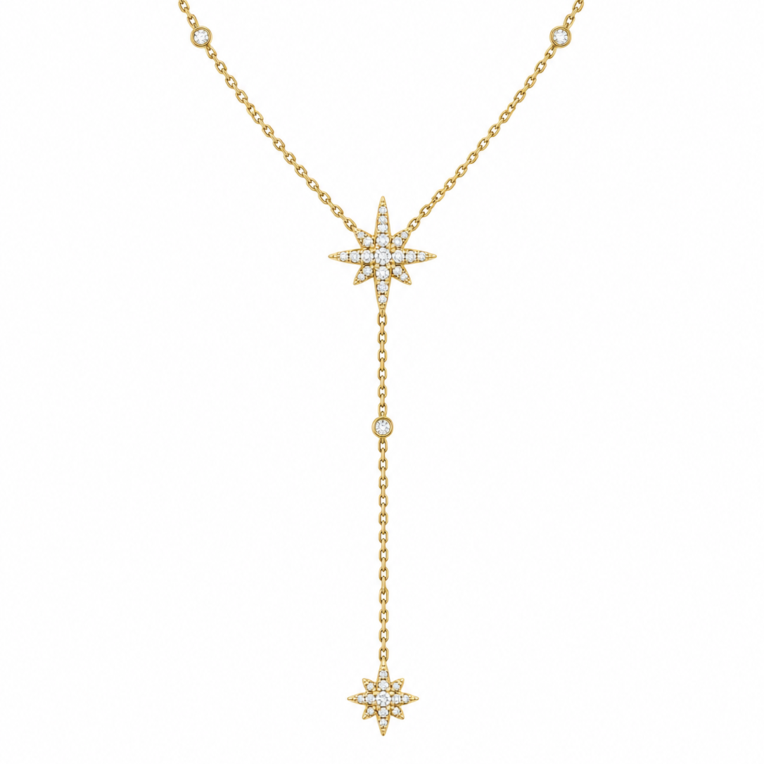 Collier Étoile Polaire – Doré ou Argenté