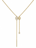 Collier Lina duo asymétrique doré