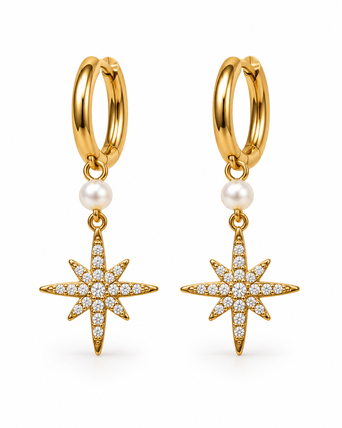 Boucles Saturne – Dorées