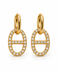 Boucles d’Oreilles Nina –  Doré