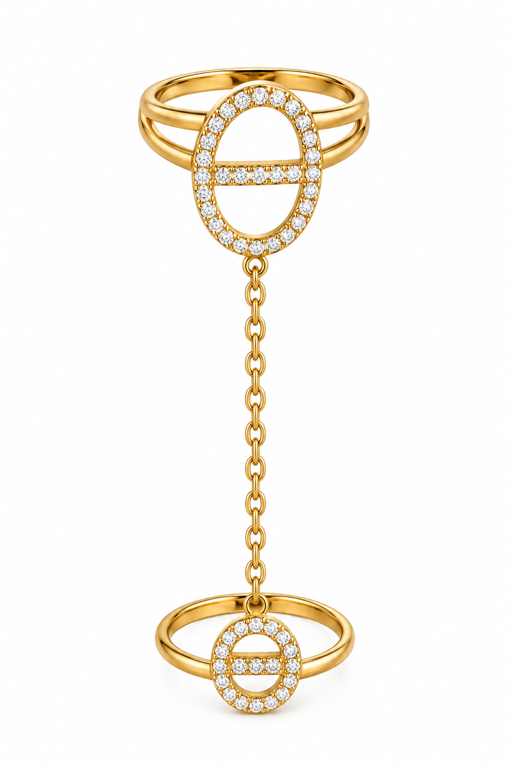 Bague Duo – Dorée