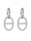 Boucles d’Oreilles Nina – Argentées