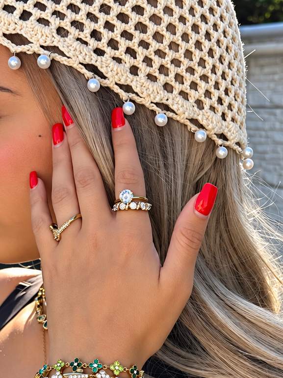 Bague Amélia – Dorée