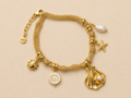 Collier  Maille Dorée Charms Marins Mae's