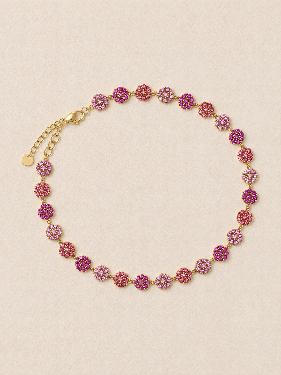 Collier Laure Fleur Ros
