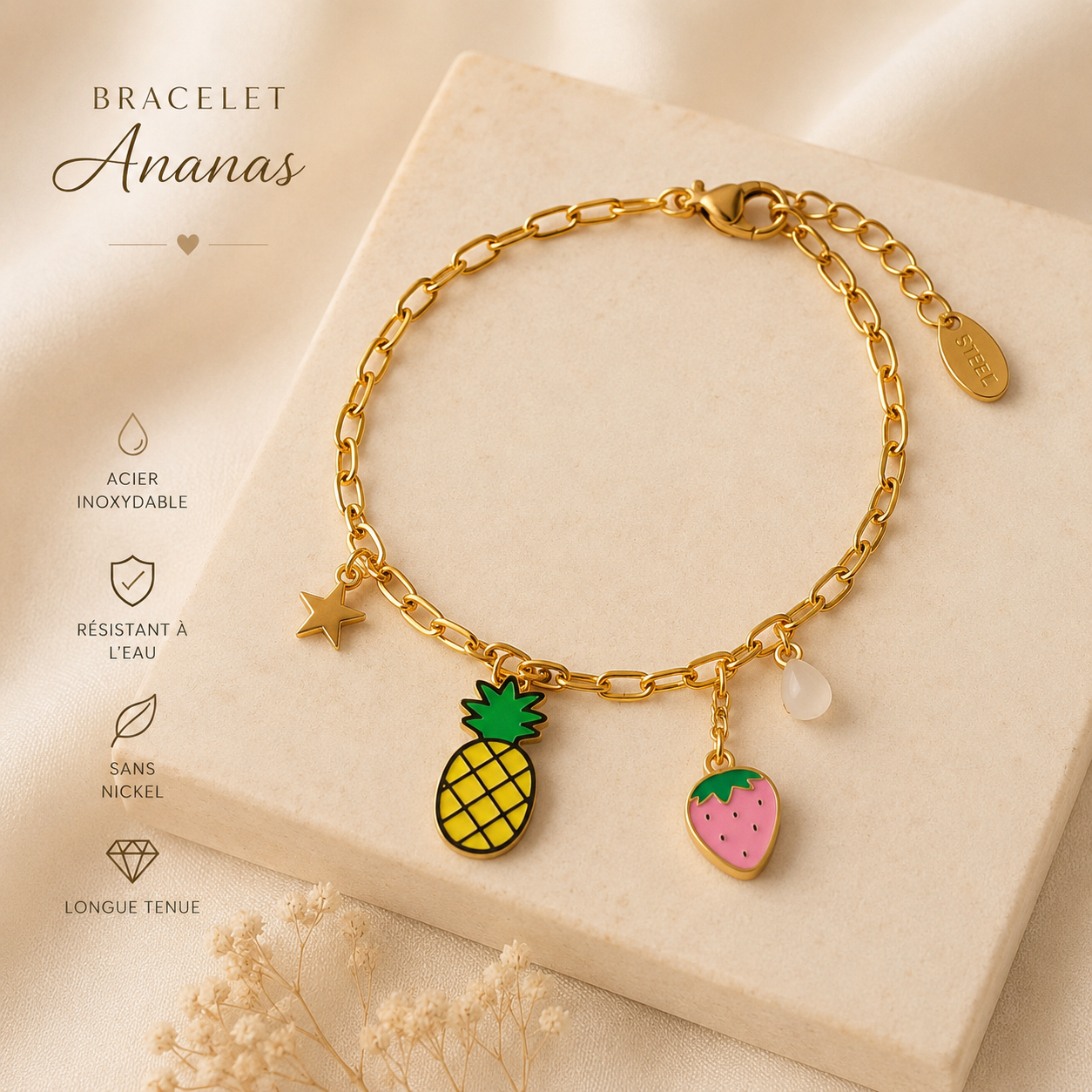 Bracelet Ananas Tropical