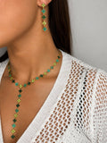 Collier Élégance Émeraude