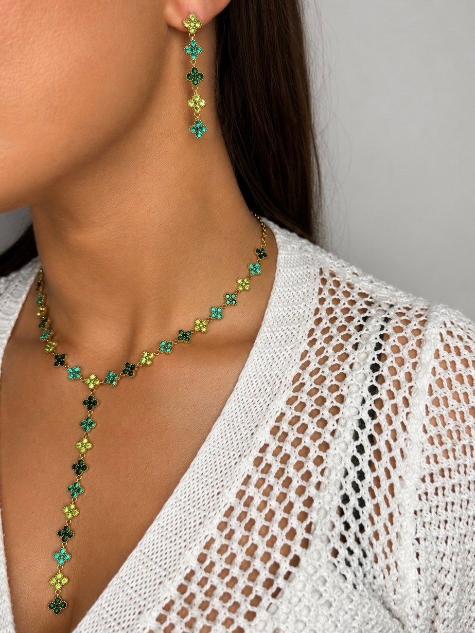 Collier Élégance Émeraude