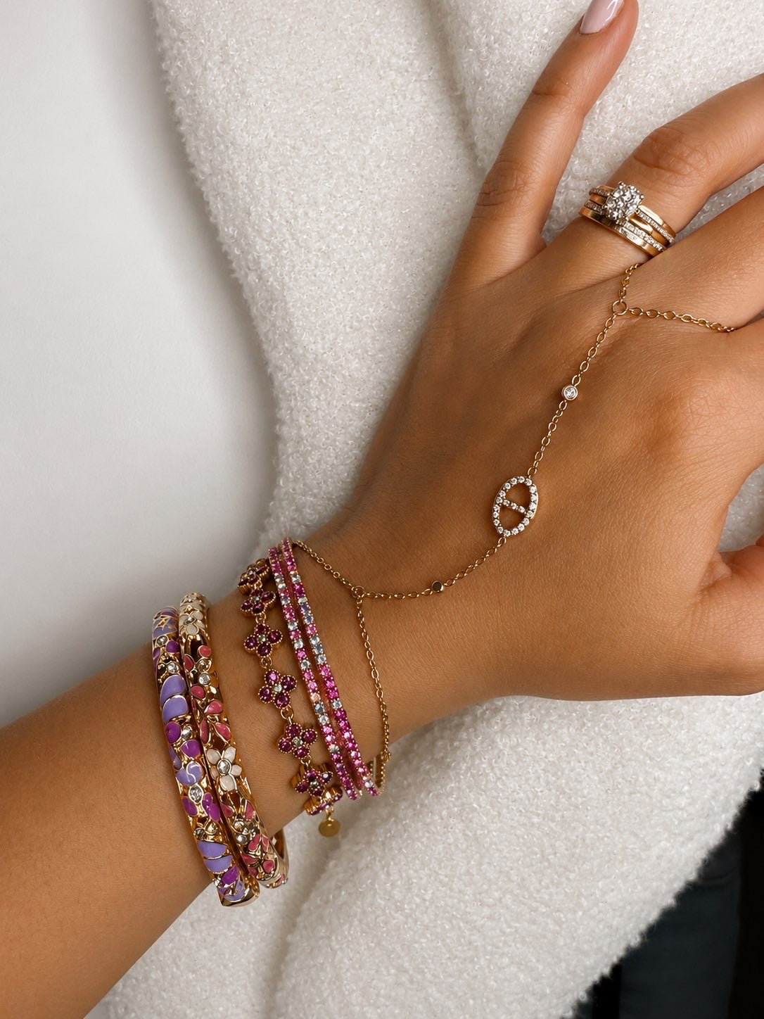 Bracelet Fleur Élégance